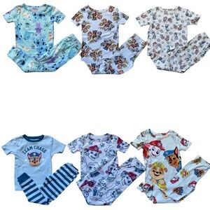 6 Pairs of 2 Piece PJs Size 5T